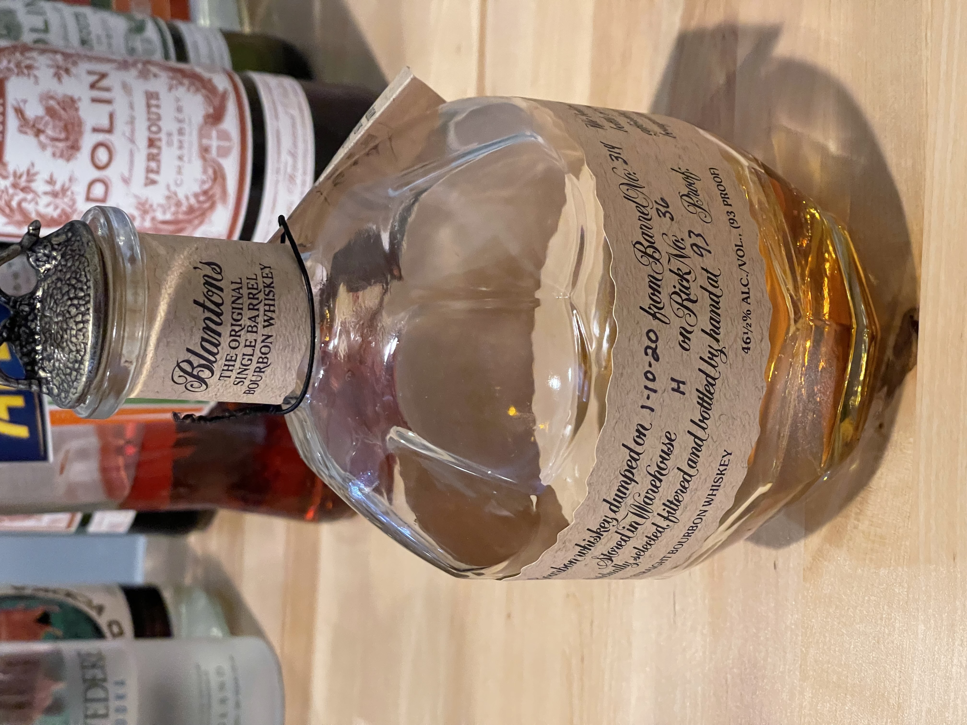 Blantons Single Barrel Bourbon