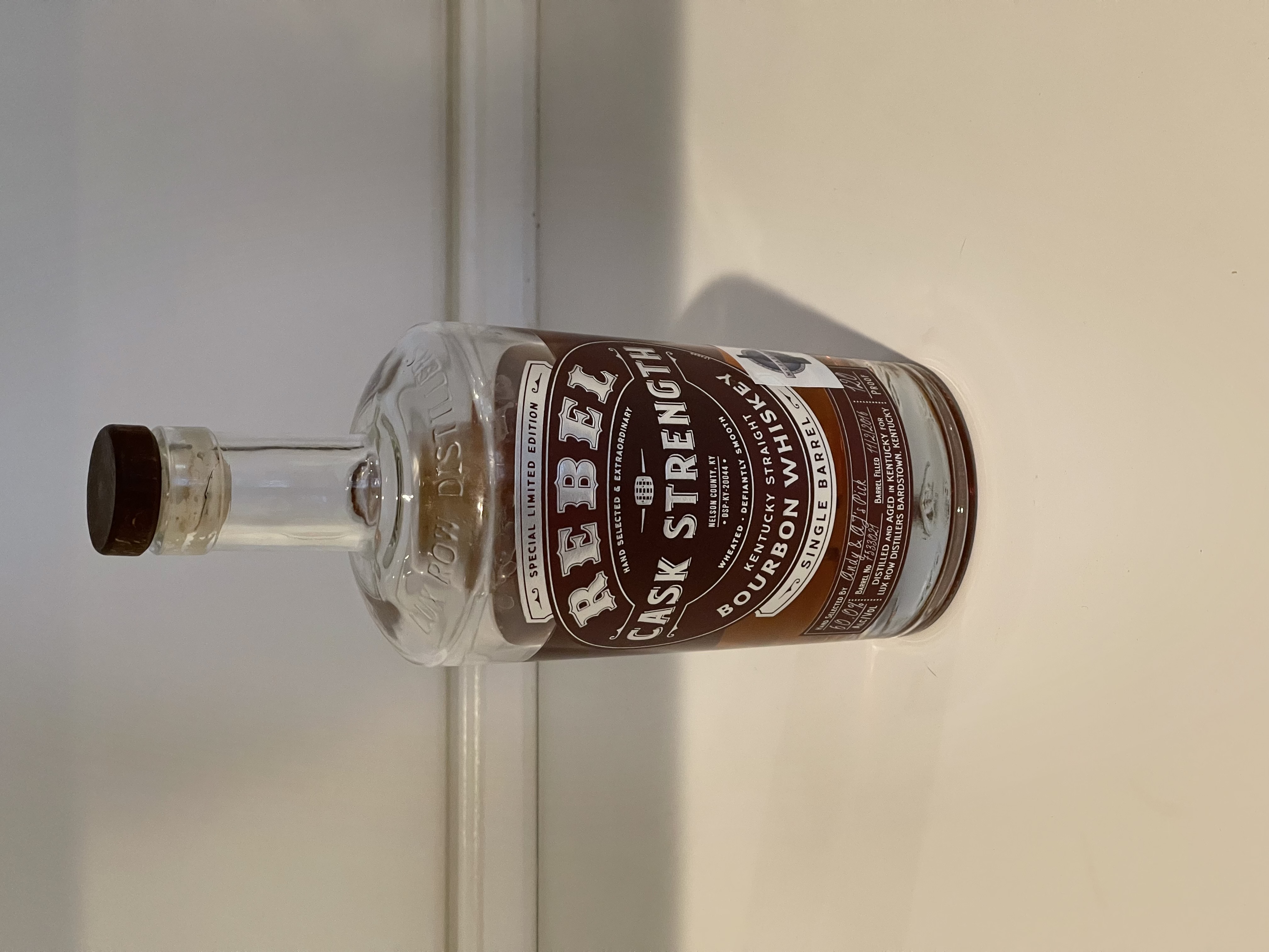 Rebel Cask Strength Bourbon